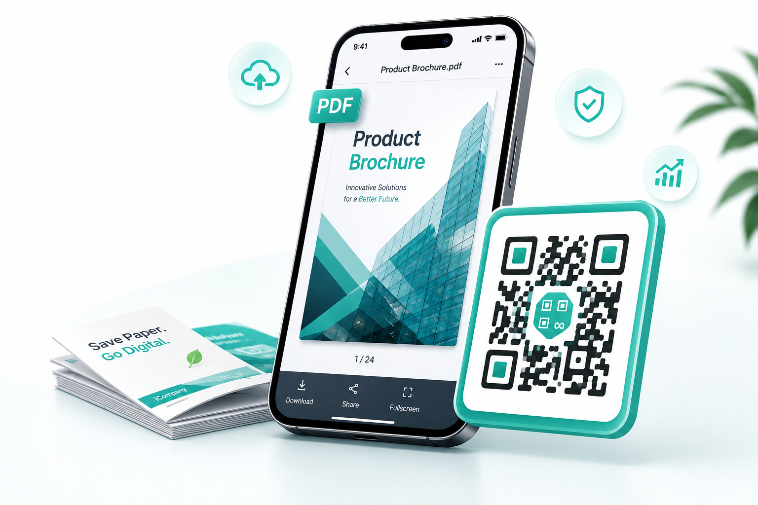 Lifetime PDF Brochure QR Code