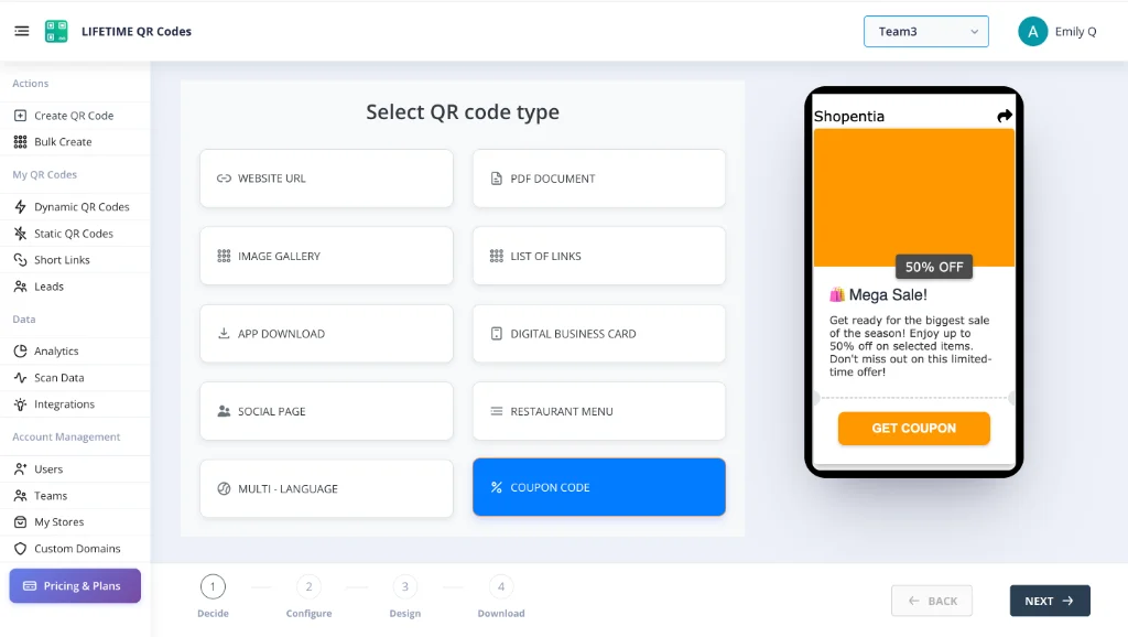 Coupon & Marketing Tools